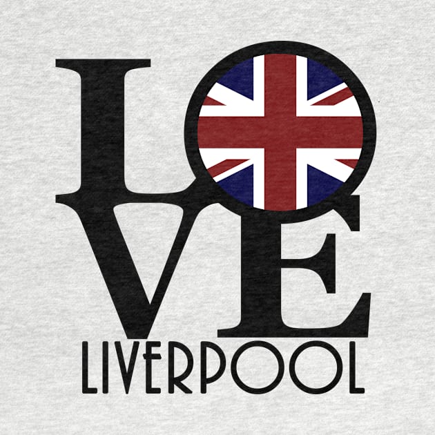 LOVE Liverpool Union Jack by UnitedKingdom